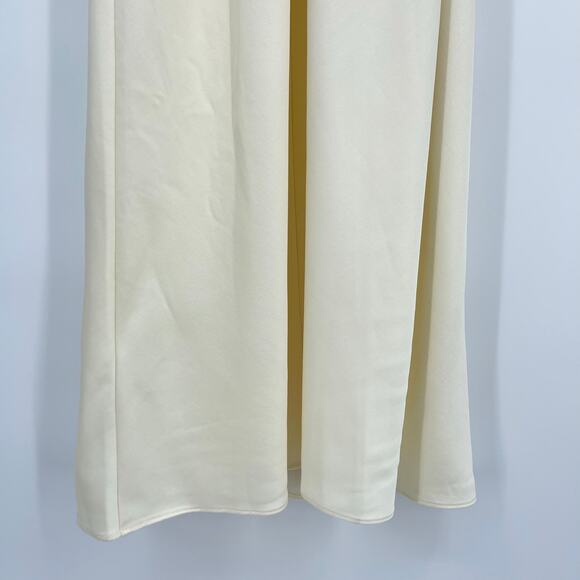 Significant Other | Danika Off Shoulder Dress in Cream Satin Maxi M US 6 - Picture 12 of 15